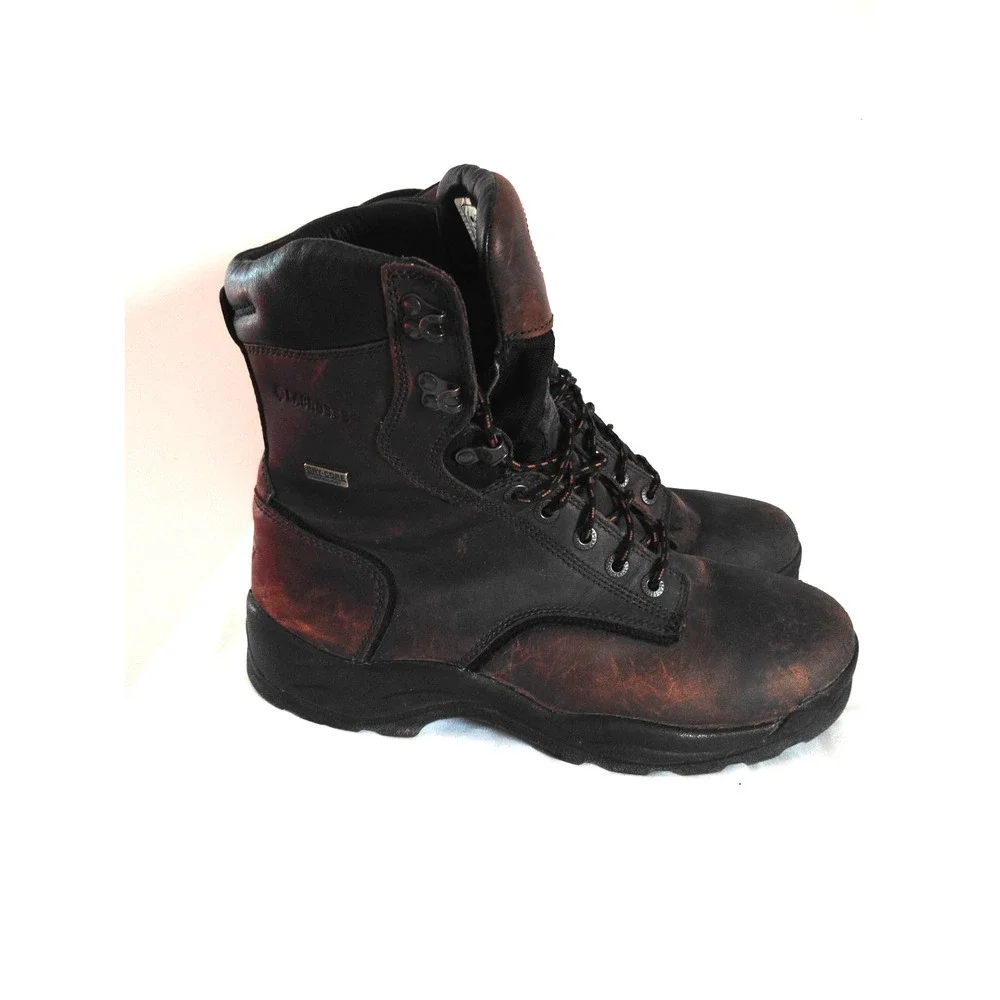 Lacrosse Quad Comfort Dry Core Waterproof BROWN Construction 483005 Boots Men 11